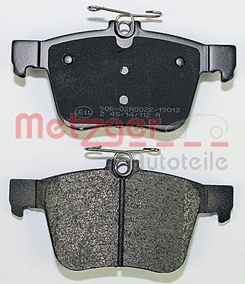 METZGER 1170829 GREENPARTS Bremsbelagsatz, Scheibenbremse